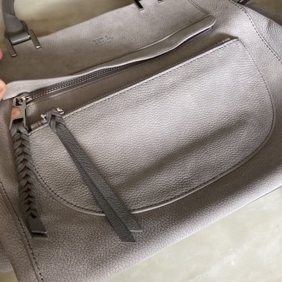 Vince Camuto Ayla Leather Purse in Cloud grey- multi pocket, brand new condition - Picture 11 of 12